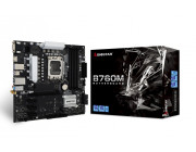 BIOSTAR B760MX2-E PRO D4, Socket 1700, Intel® B760 (14/13/12th Gen CPU), CPU graphics, VGA, HDMI, DP, Dual 4xDDR4-4600, 1xPCIe X16 4.0, 8xSATA3, RAID, 2xM.2 4.0, 1xM.2 E-key for Wi-Fi, 3xPCIe X1, ALC897 HDA, 2.5GbE LAN, 1xUSB-C 3.2Gen2, 5xUSB3.2, Vivid LE